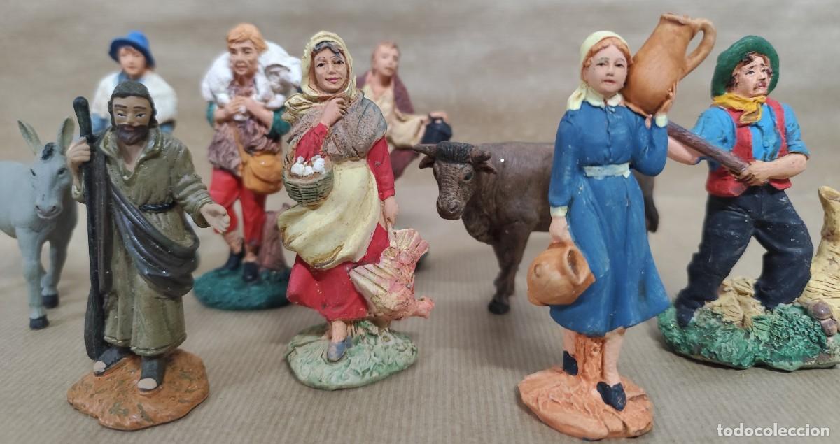 Figuras de Bel&eacute;n: Lote 13 figuritas de bel&eacute;n - Foto 5