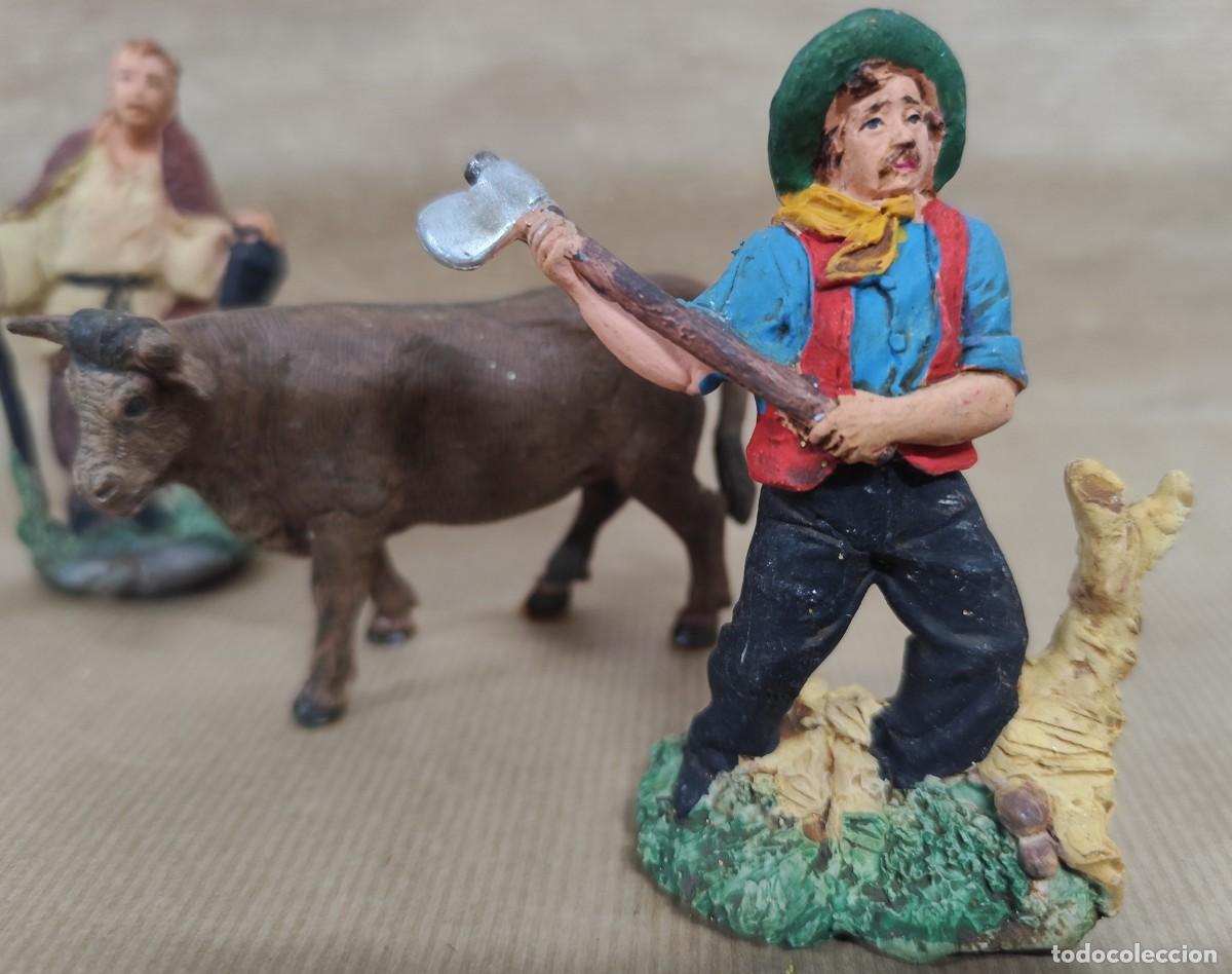 Figuras de Bel&eacute;n: Lote 13 figuritas de bel&eacute;n - Foto 6