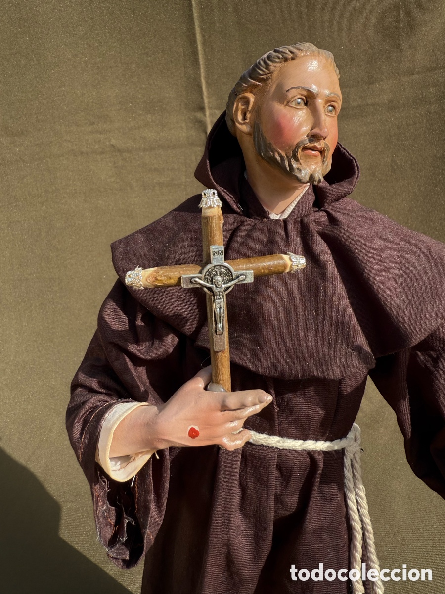 Statuine di Presepe: San Francisco. Bel&eacute;n Napolitano.