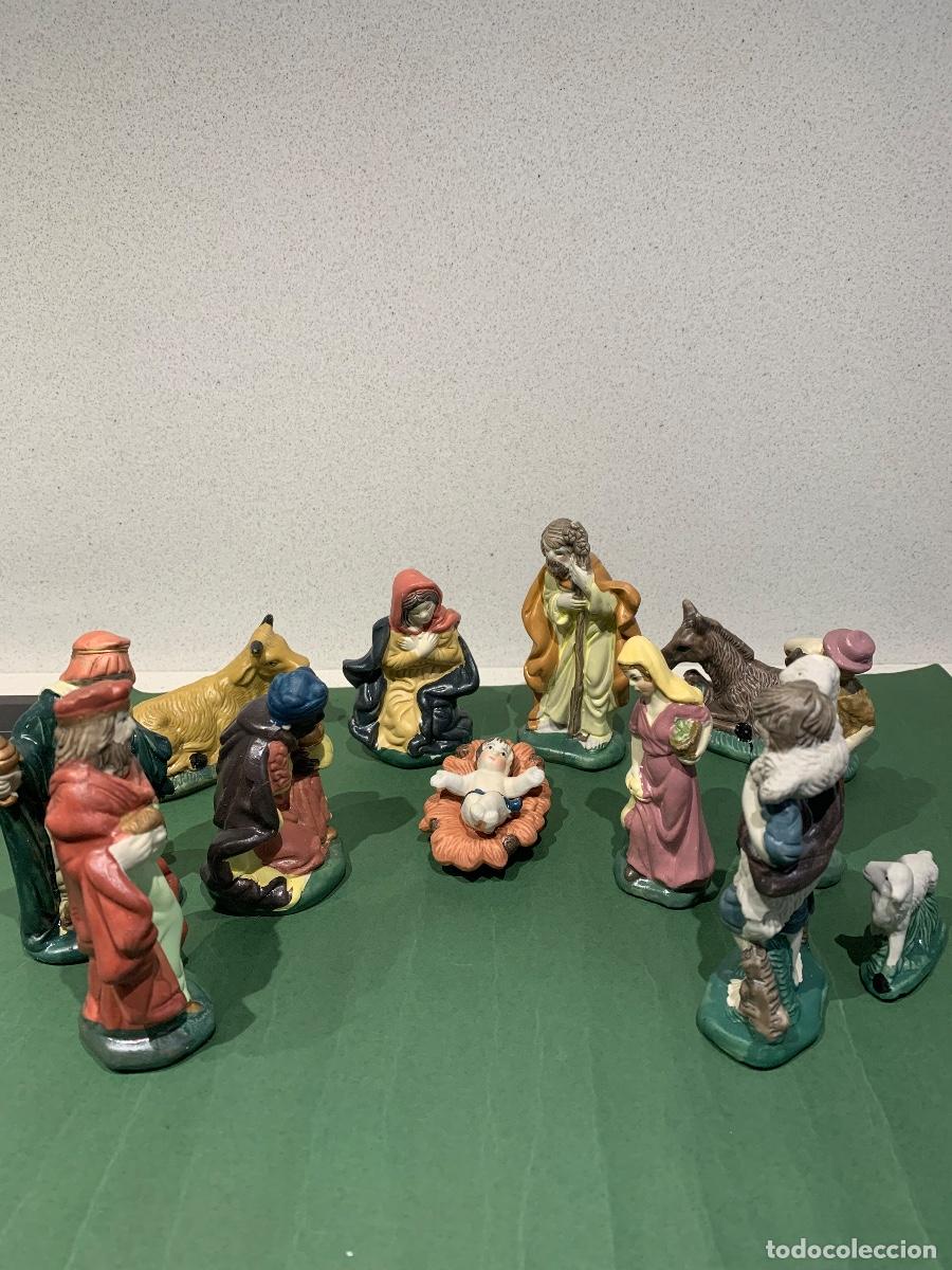 Figuras de Bel&eacute;n: Belen peque&ntilde;o en biscuit - Foto 1