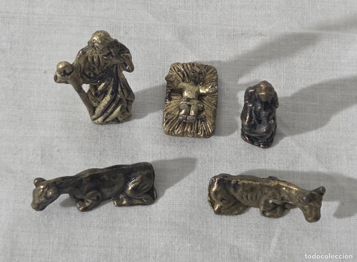 Figuras de Bel&eacute;n: Belen en miniatura de bronce - Foto 4
