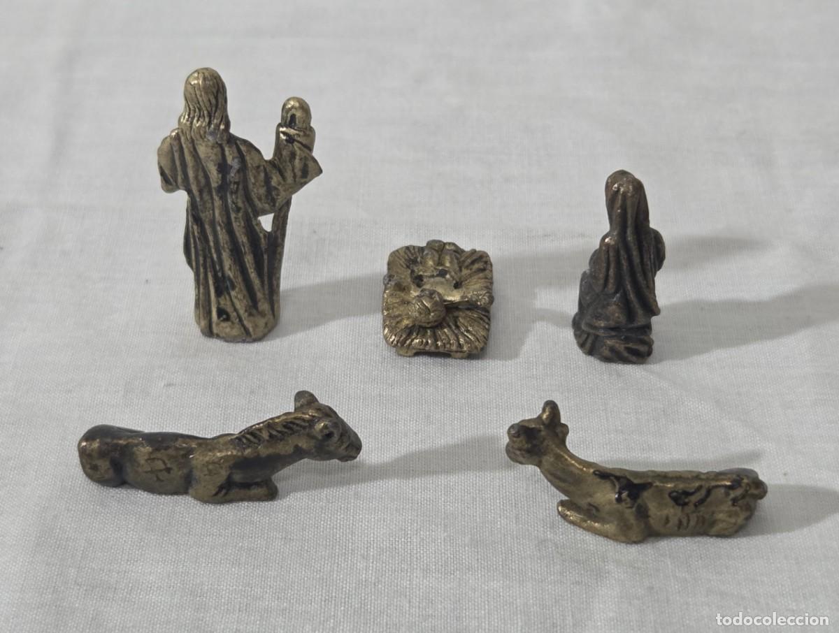 Figuras de Bel&eacute;n: Belen en miniatura de bronce - Foto 7