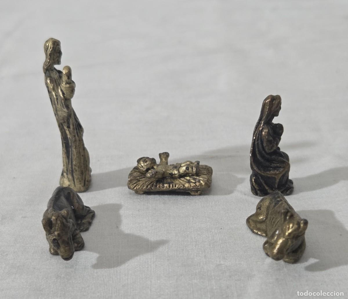 Figuras de Bel&eacute;n: Belen en miniatura de bronce - Foto 8