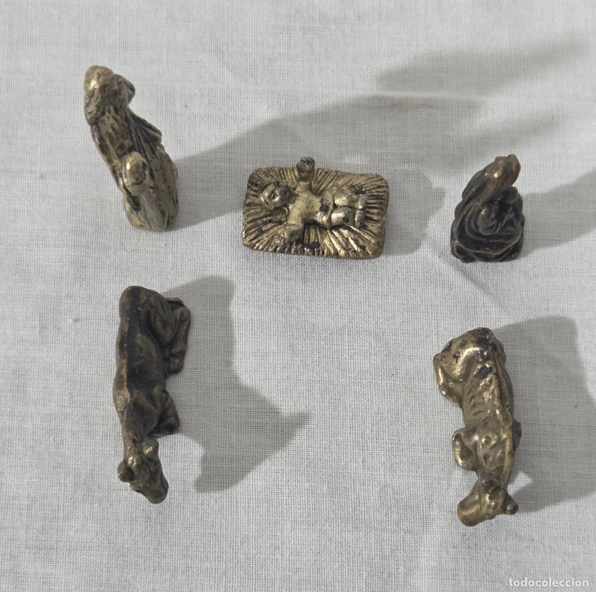 Figuras de Bel&eacute;n: Belen en miniatura de bronce - Foto 9