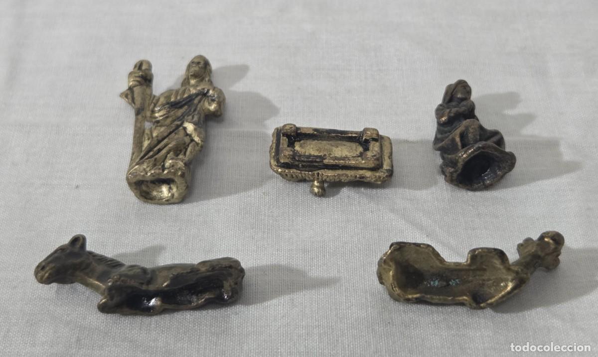 Figuras de Bel&eacute;n: Belen en miniatura de bronce - Foto 10