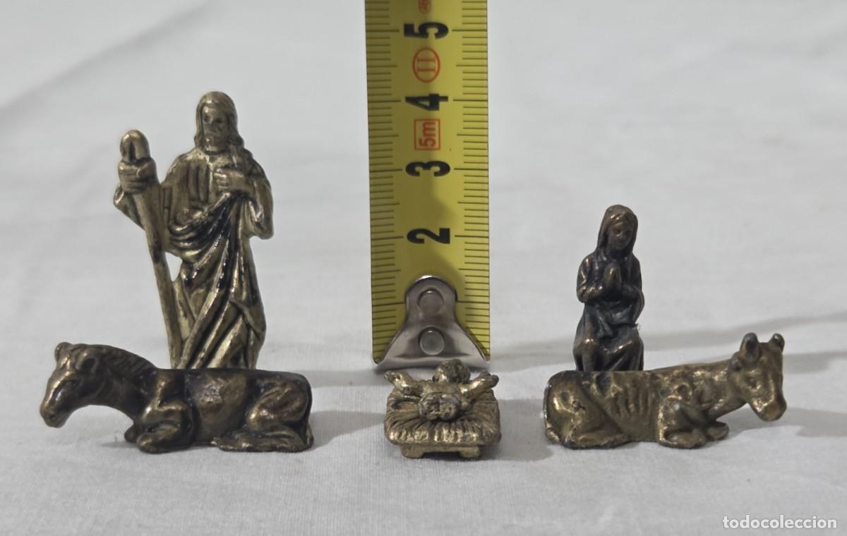 Figuras de Bel&eacute;n: Belen en miniatura de bronce - Foto 11
