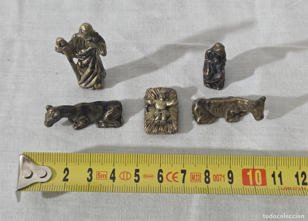 Figuras de Bel&eacute;n: Belen en miniatura de bronce - Foto 12