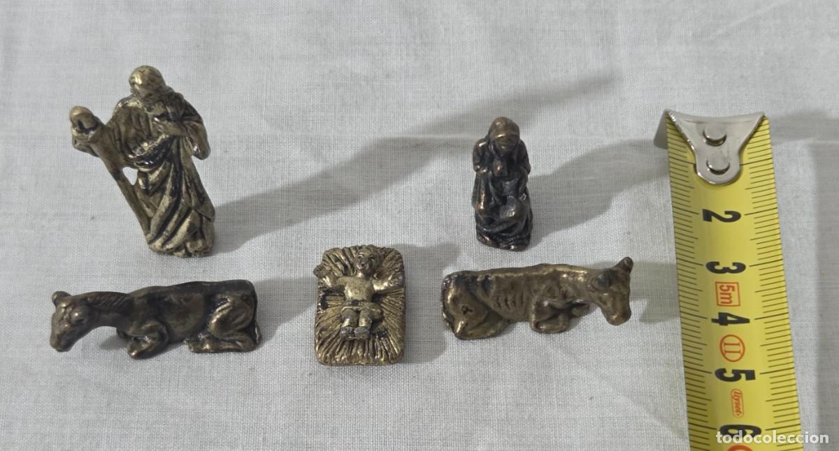 Figuras de Bel&eacute;n: Belen en miniatura de bronce - Foto 13