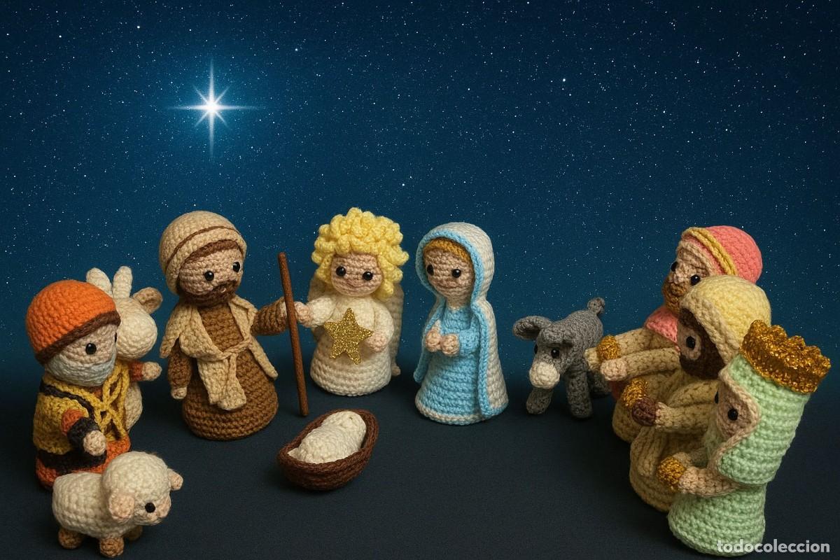 Figuras de Bel&eacute;n: pesebre de ganchillo - Foto 1