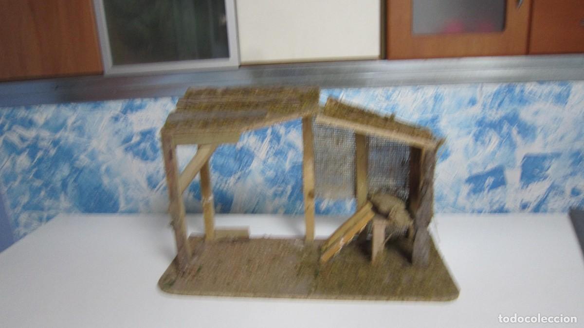 Figuras de Bel&eacute;n: ESTABLO DEL BELEN EN MADERA - Foto 1