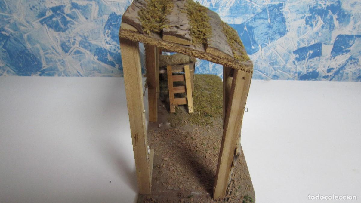 Figuras de Bel&eacute;n: ESTABLO DEL BELEN EN MADERA - Foto 4