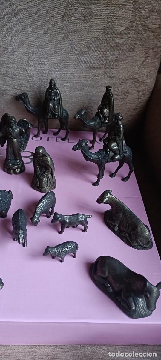Figuras de Bel&eacute;n: Nacimiento de bronce - Foto 2