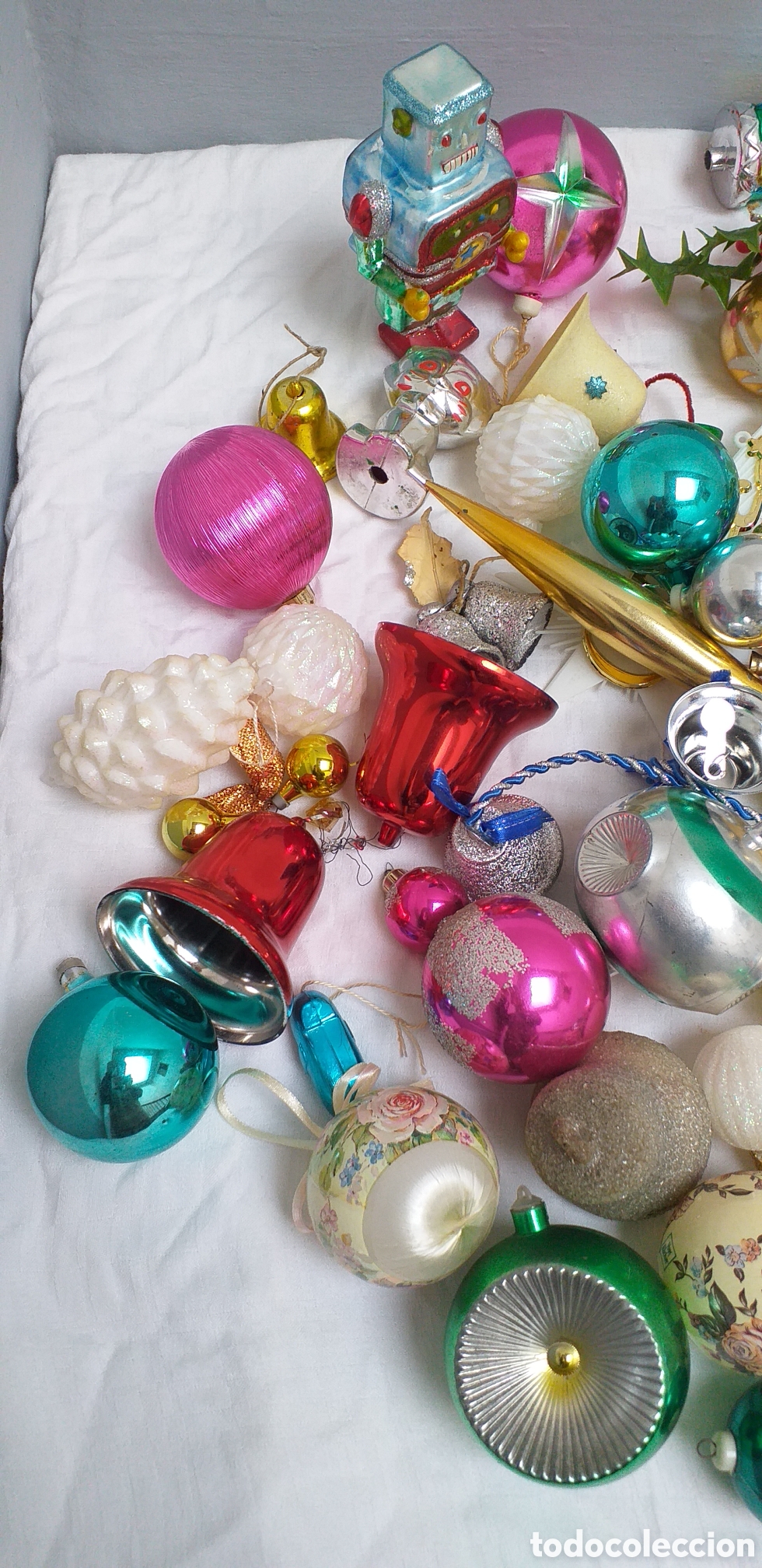 Figuras de Bel&eacute;n: Bolas y adornos antiguos de Navidad - Foto 2
