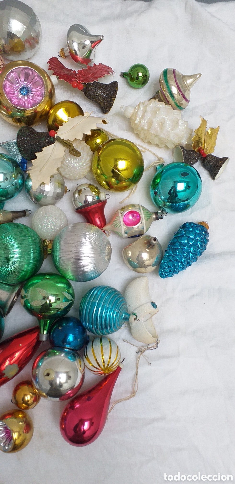 Figuras de Bel&eacute;n: Bolas y adornos antiguos de Navidad - Foto 5