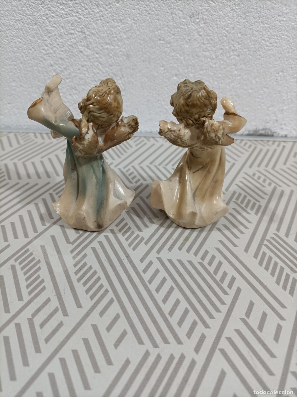 Figuras de Bel&eacute;n: Antiguos querubines de navid en pl&aacute;stico - Foto 4