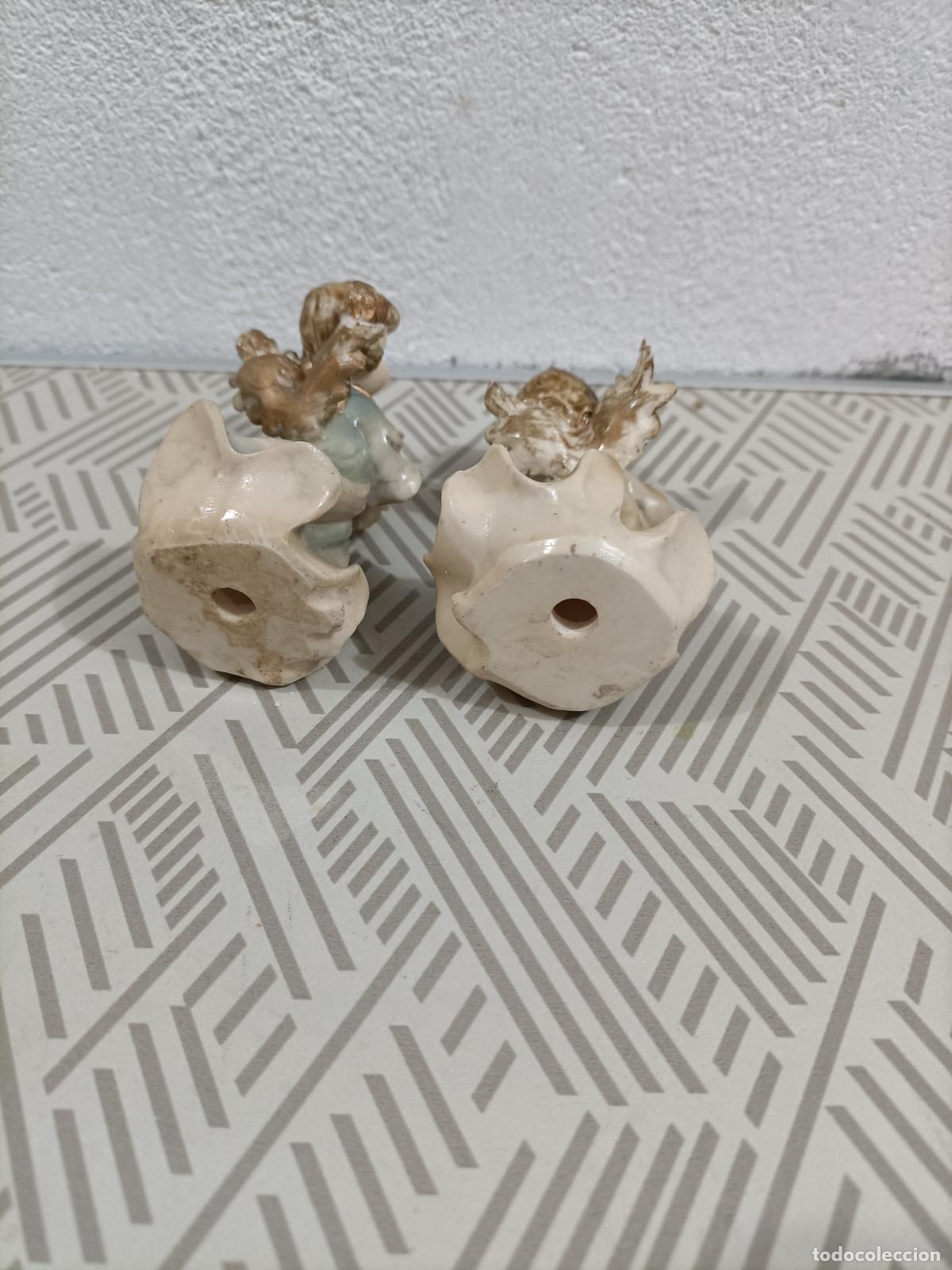 Figuras de Bel&eacute;n: Antiguos querubines de navid en pl&aacute;stico - Foto 5