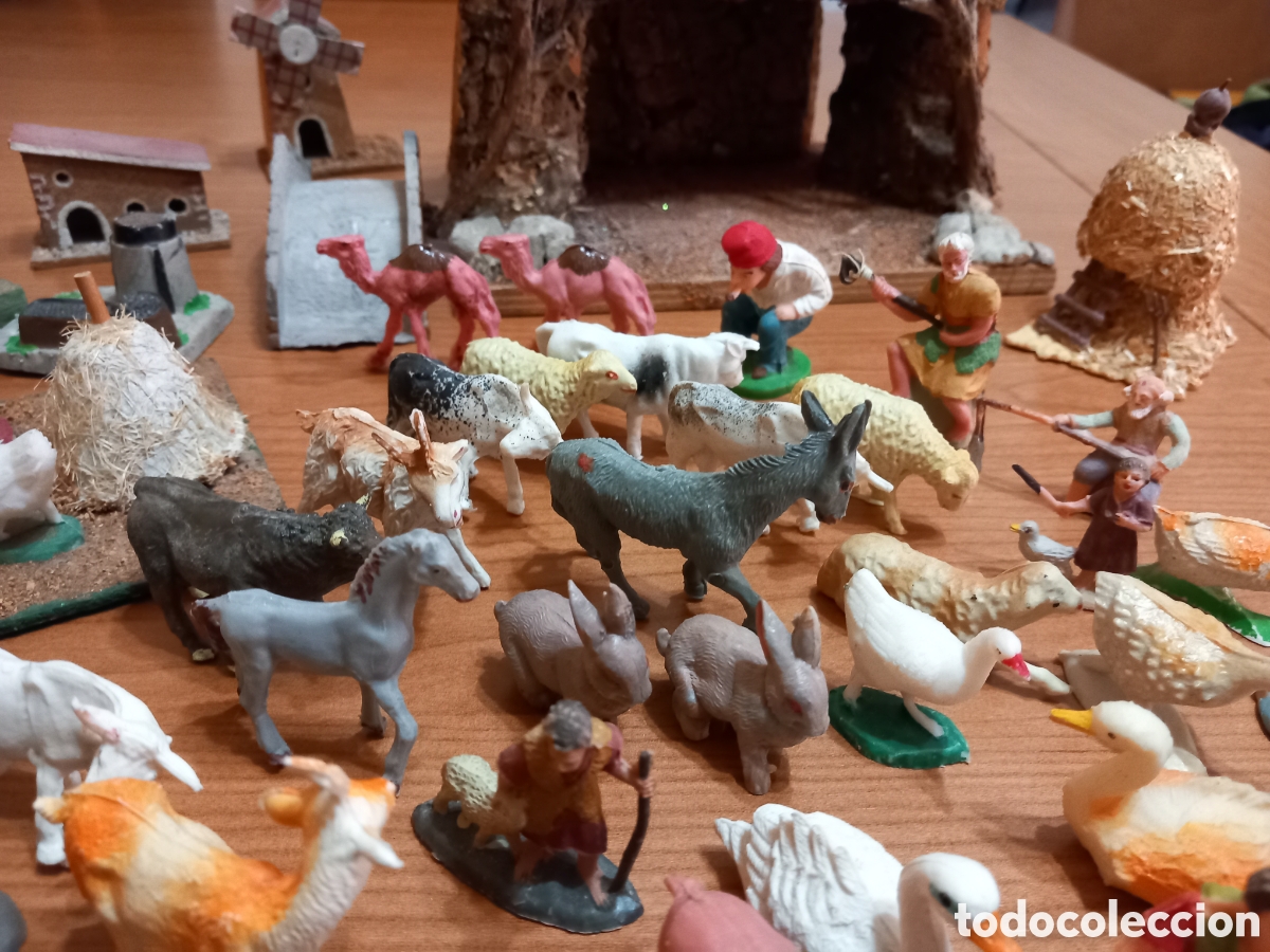 Figuras de Bel&eacute;n: Figuras de pl&aacute;stico y complementos. Envio incluido - Foto 3