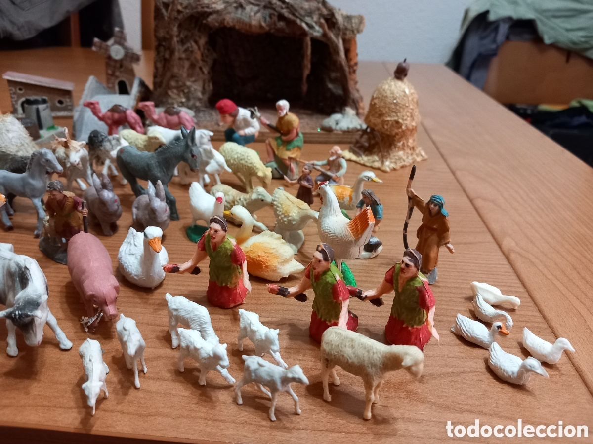 Figuras de Bel&eacute;n: Figuras de pl&aacute;stico y complementos. Envio incluido - Foto 1