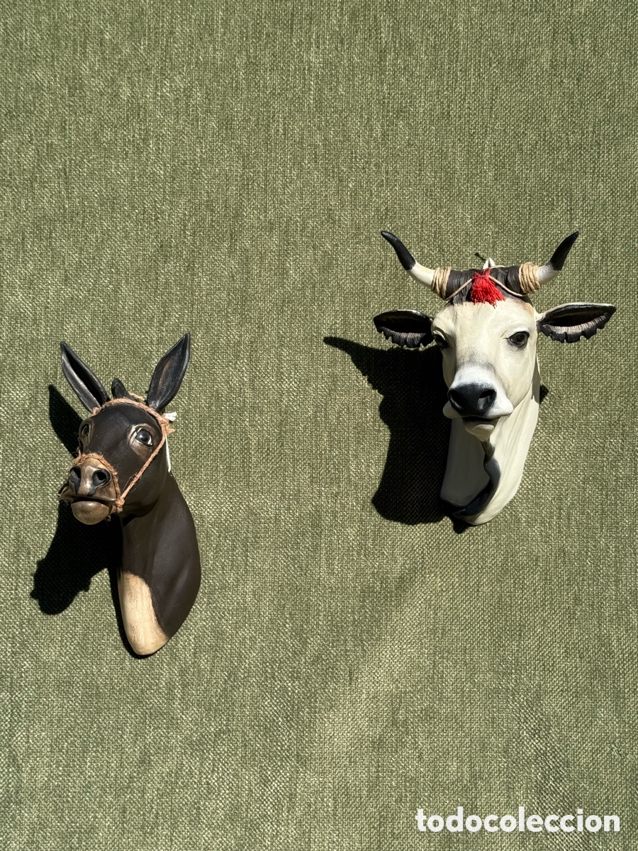 Figuras de Bel&eacute;n: Cabezas de buey y mula - Foto 2