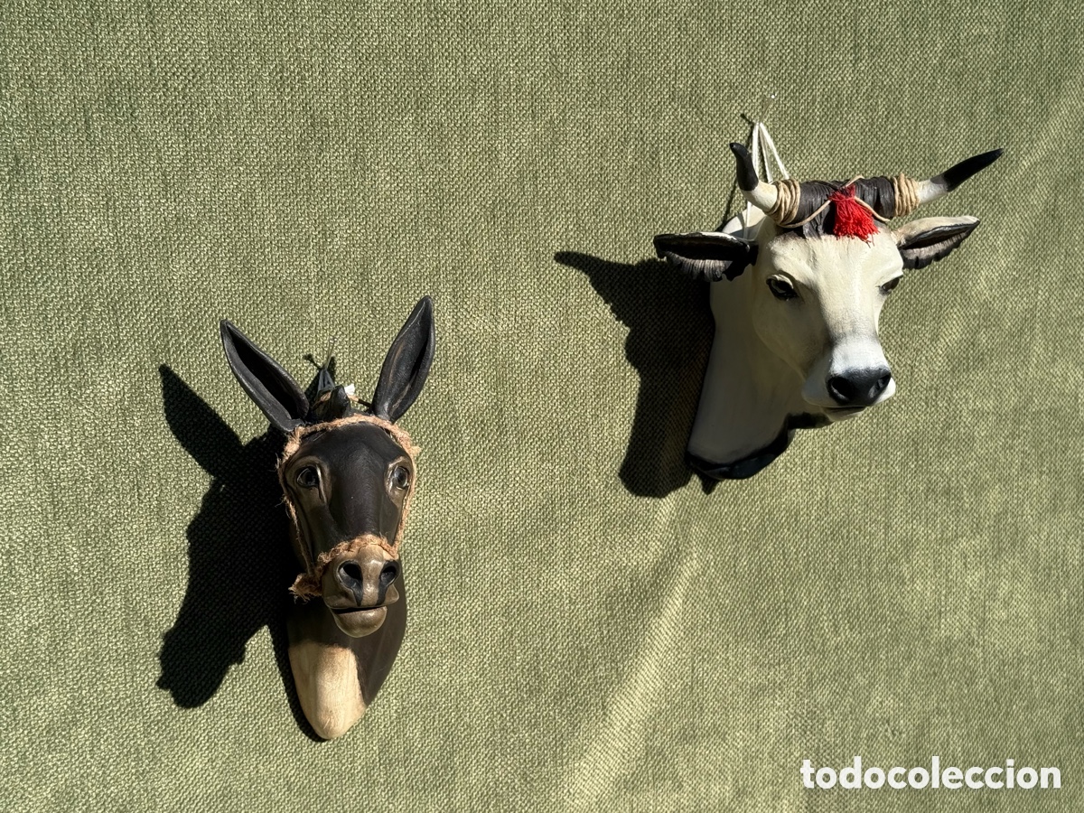 Figuras de Bel&eacute;n: Cabezas de buey y mula - Foto 3