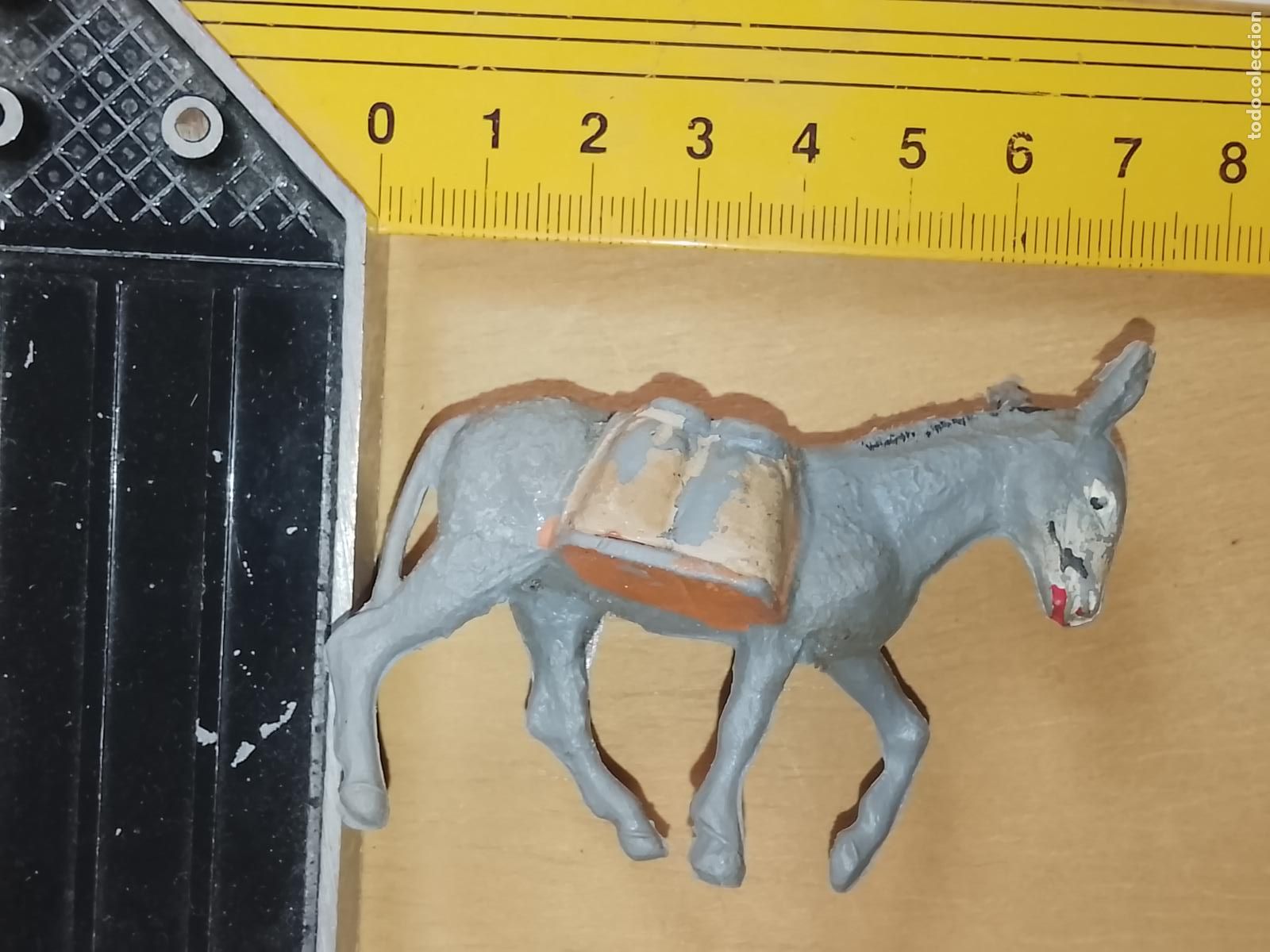 Statuine di Presepe: Antigua figura portal de Bel&eacute;n pl&aacute;stico duro para nacimiento PECH O SIMILAR ANIMAL GRANJA