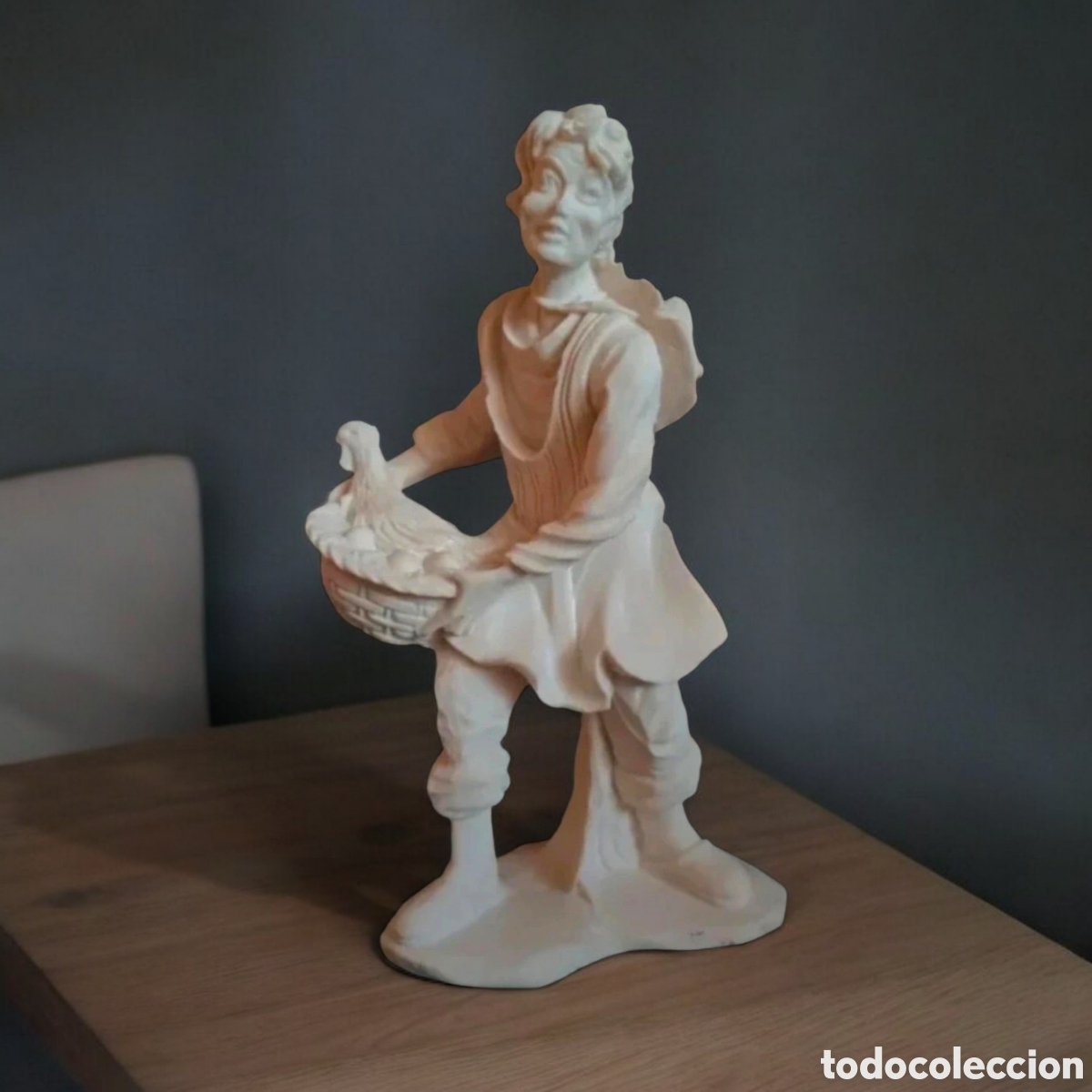 Figuras de Bel&eacute;n: Pastore cesto de marnolina - Foto 1