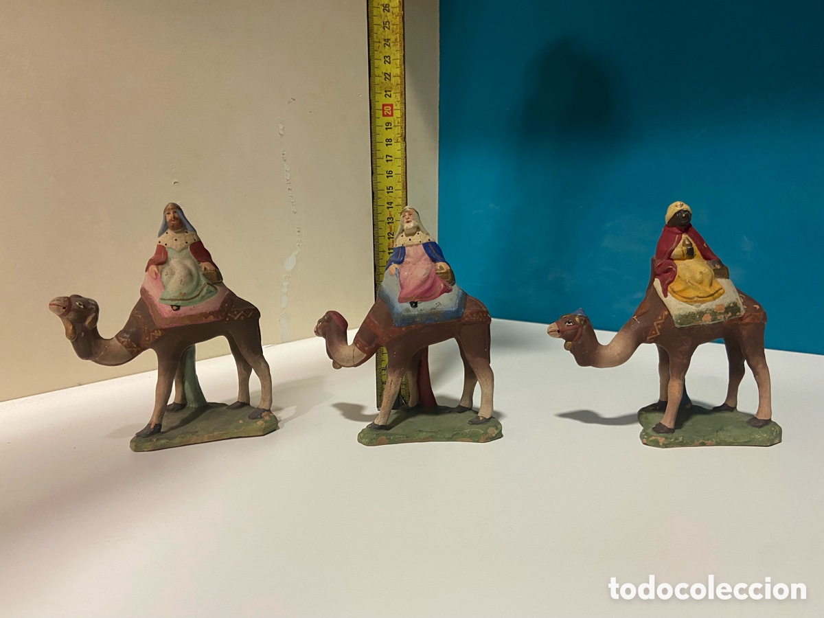 Figuras de Bel&eacute;n: Reyes barro terracota - Foto 2