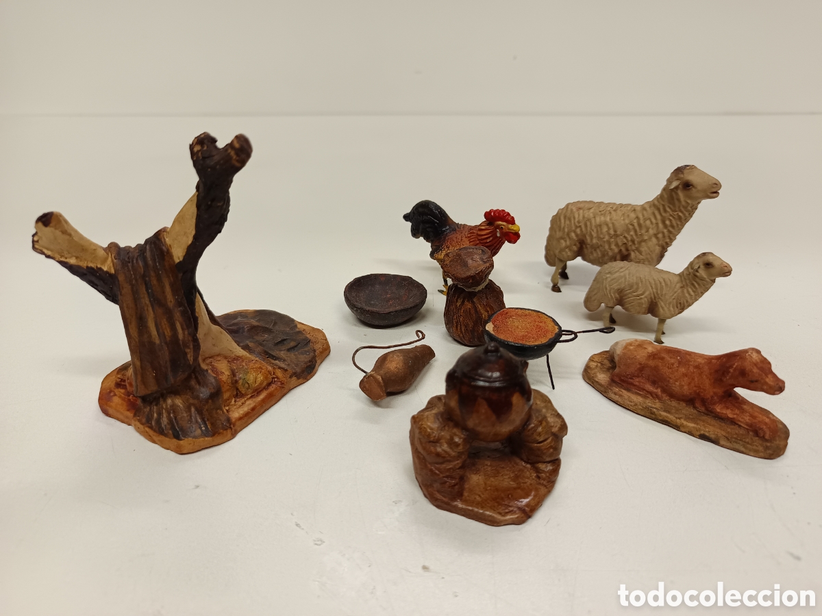 Figuras de Bel&eacute;n: Figuras antiguas varias Manuel Nicol&aacute;s Almansa - Foto 1