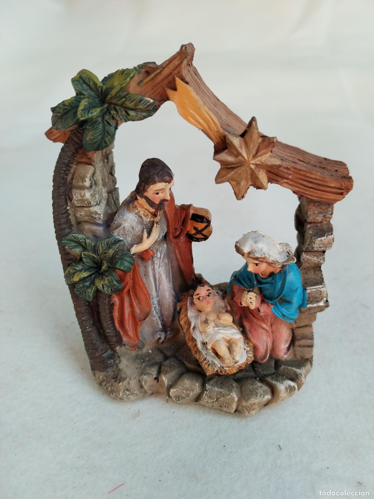 Figuren f&uuml;r Weihnachtskrippen: nacimiento de resina