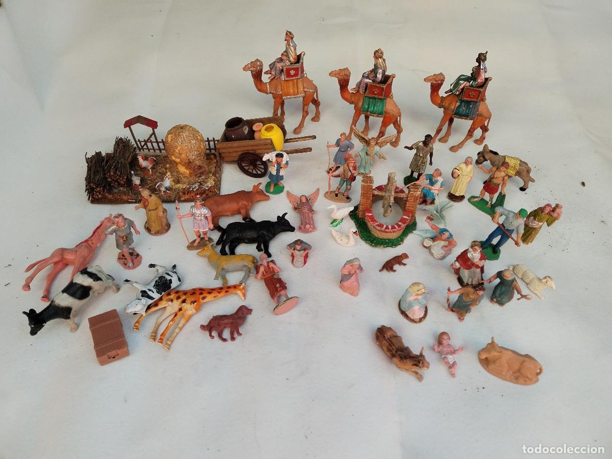 Figuren f&uuml;r Weihnachtskrippen: belen con figuras de pvc