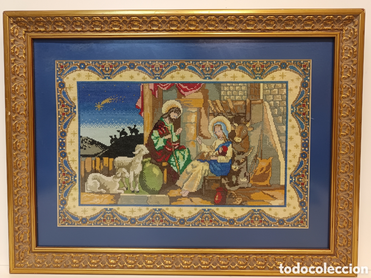 Figurines pour Cr&egrave;ches de No&euml;l: Nacimiento Bel&eacute;n punto de cruz