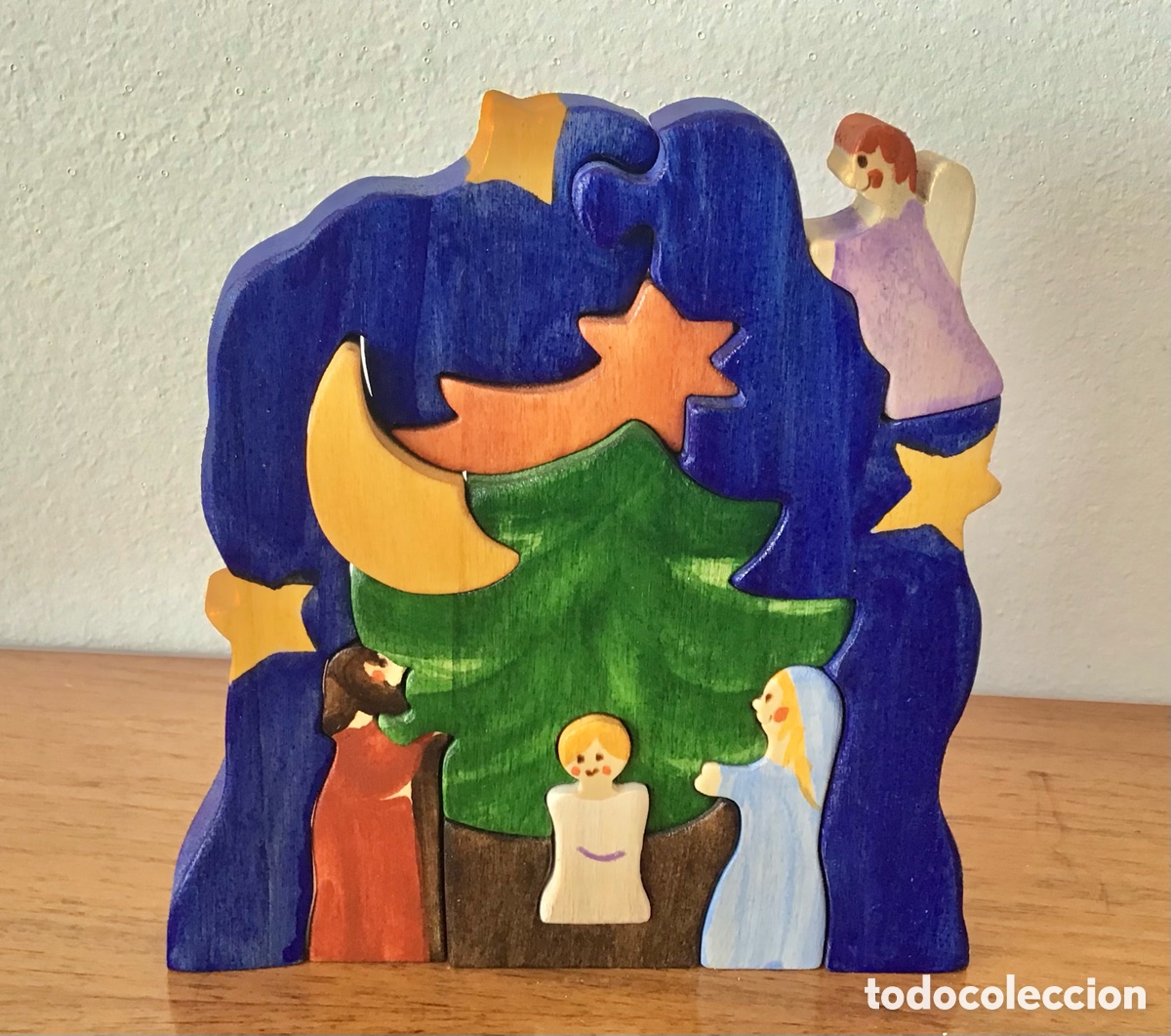 Figuras de Bel&eacute;n: Belen puzzle artesan&iacute;a Xel.la