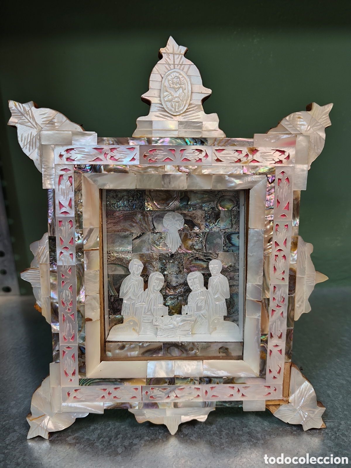 Figuras de Bel&eacute;n: Cuadro Bel&eacute;n de n&aacute;car - Foto 4