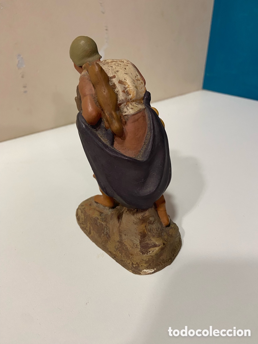 Figuras de Bel&eacute;n: Pastor antiguo de Olot - Foto 3