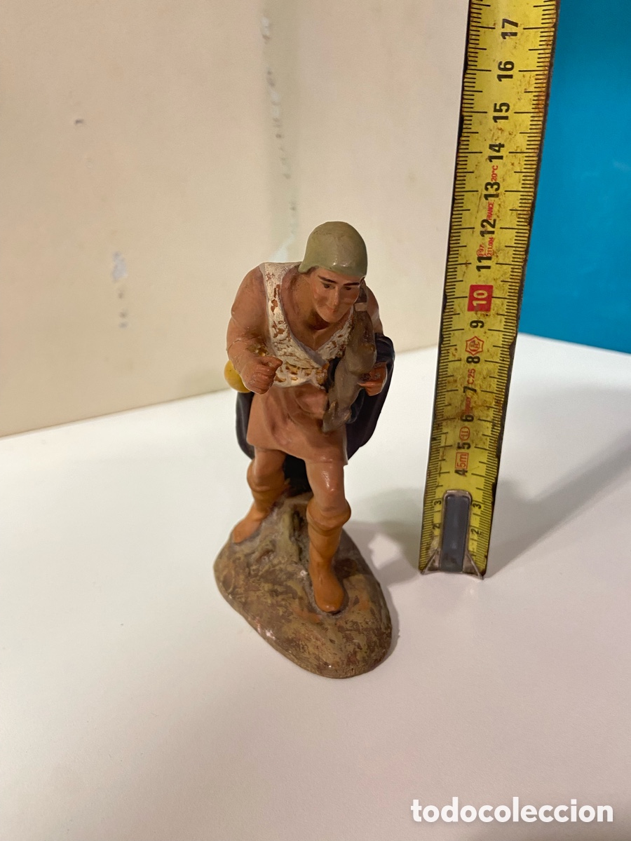Figuras de Bel&eacute;n: Pastor antiguo de Olot - Foto 1