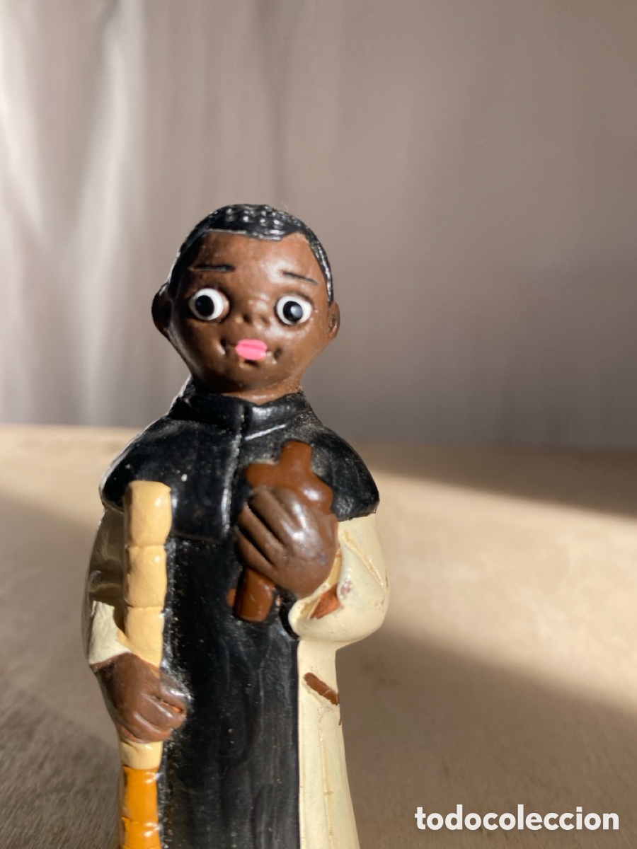 Figuras de Bel&eacute;n: Fray escoba de barro - Foto 1