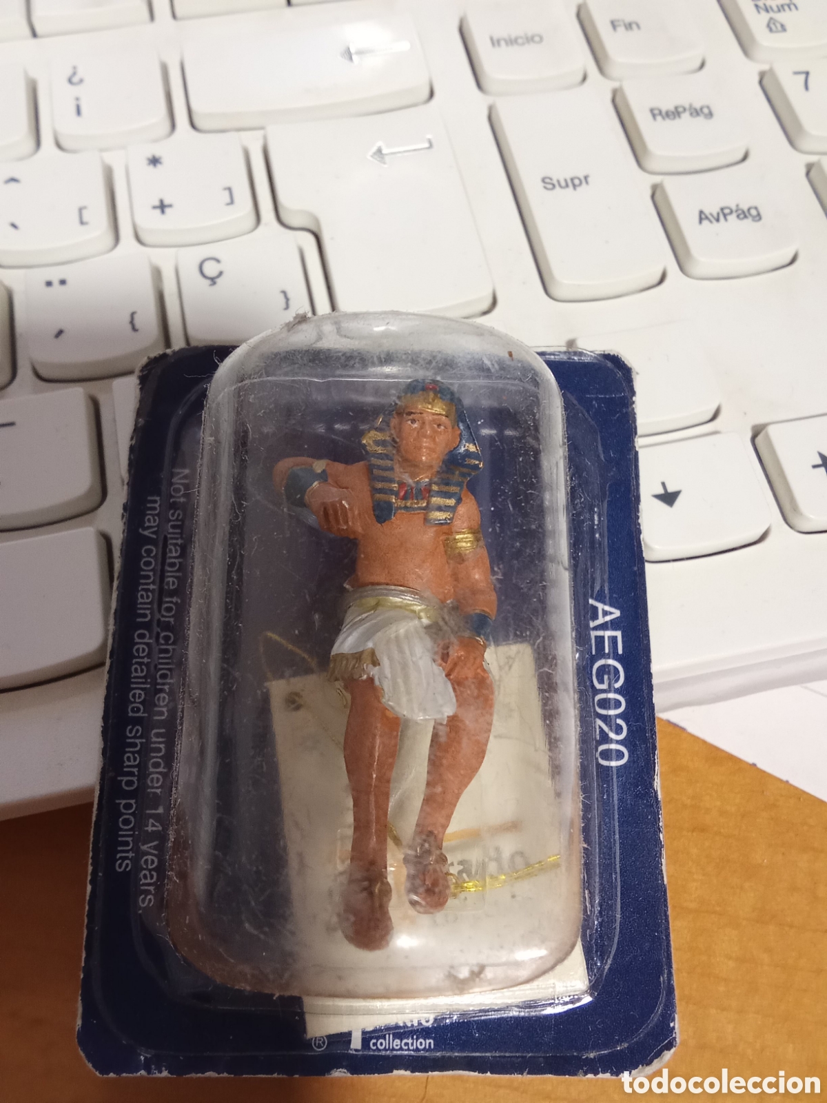 Figurines pour Cr&egrave;ches de No&euml;l: Figura plomo faraon ediciones el prado