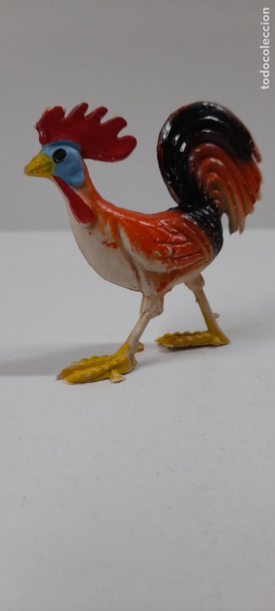 Figuras de Bel&eacute;n: GALLO FIGURA DE BELEN SERIE CABEZONES - CABEZUDOS . REALIZADA POR PECH FERRANDIZ . ORIGINAL A&Ntilde;OS 70