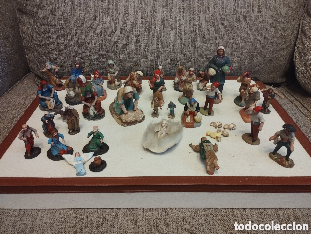Figurines pour Cr&egrave;ches de No&euml;l: Lote Figuras bel&eacute;n pesebre
