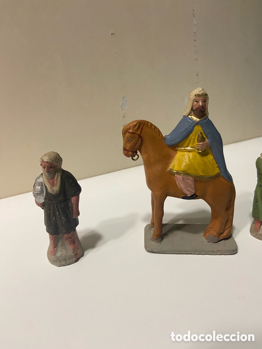 Figuras de Bel&eacute;n: Reyes magos a caballo - Foto 2