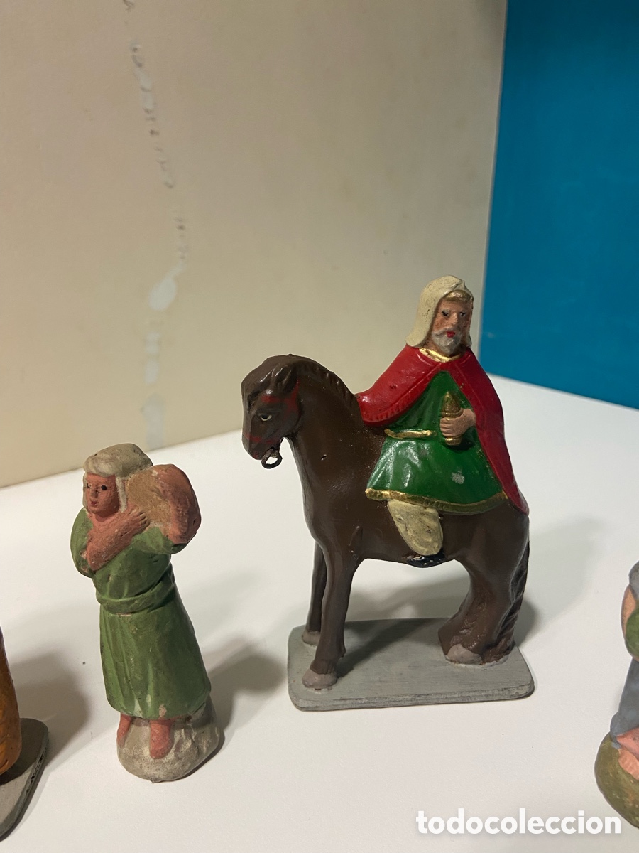 Figuras de Bel&eacute;n: Reyes magos a caballo - Foto 3