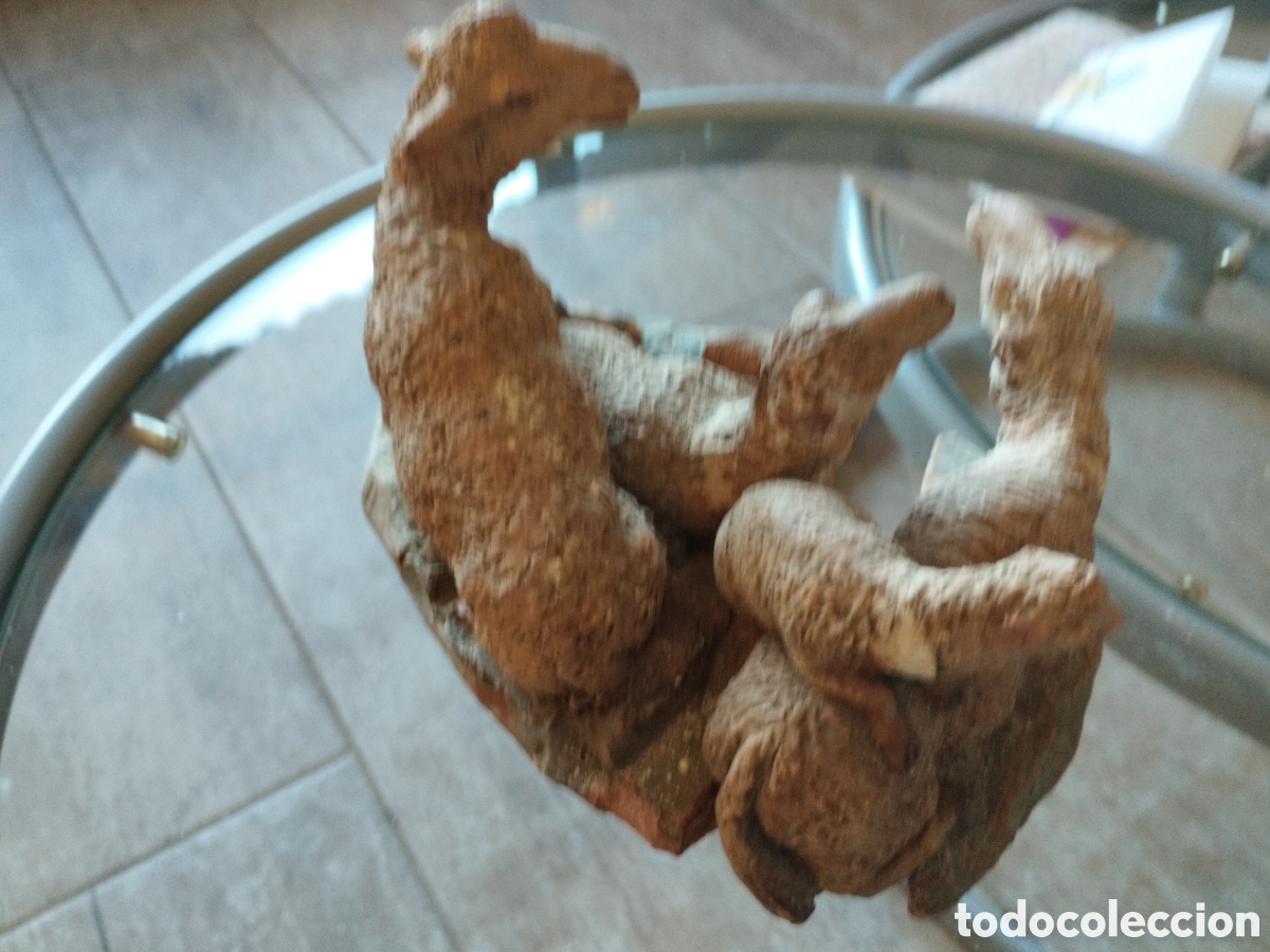 Figuras de Bel&eacute;n: *ANTIGUOS CORDEROS. Rf(CF:174/.) - Foto 3