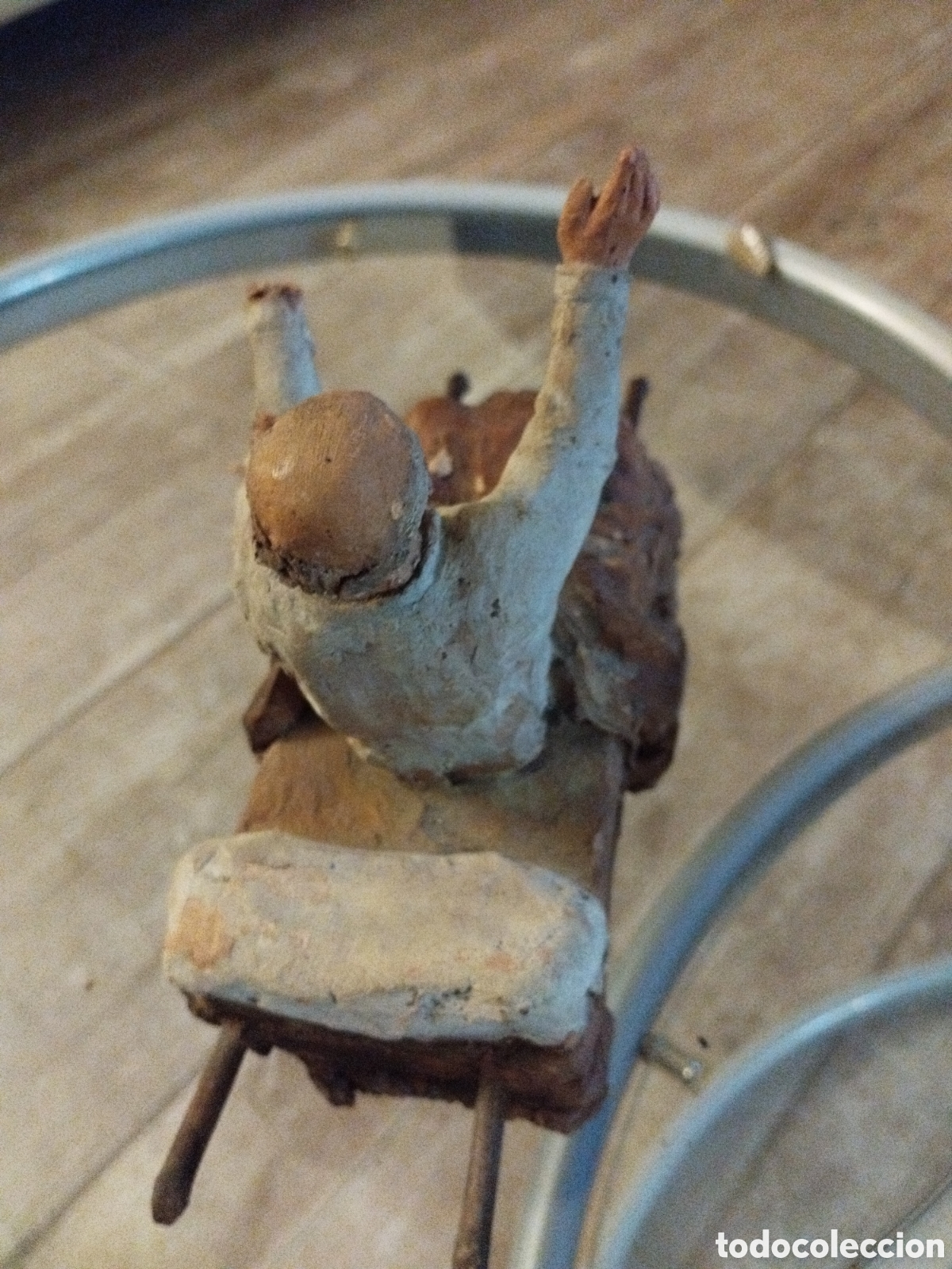 Figuras de Bel&eacute;n: *ENFERMO EN CAMILLA. (Rf:CF:168/.) - Foto 2