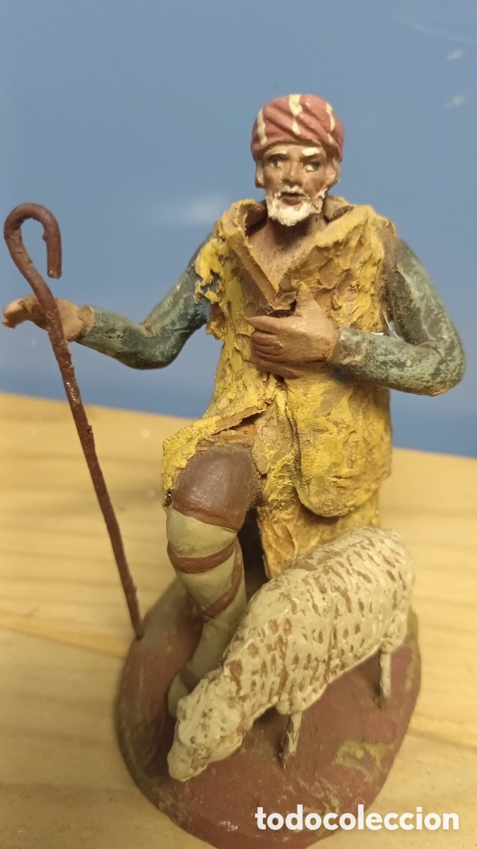 Figuras de Bel&eacute;n: Belen pastores barro - Foto 3
