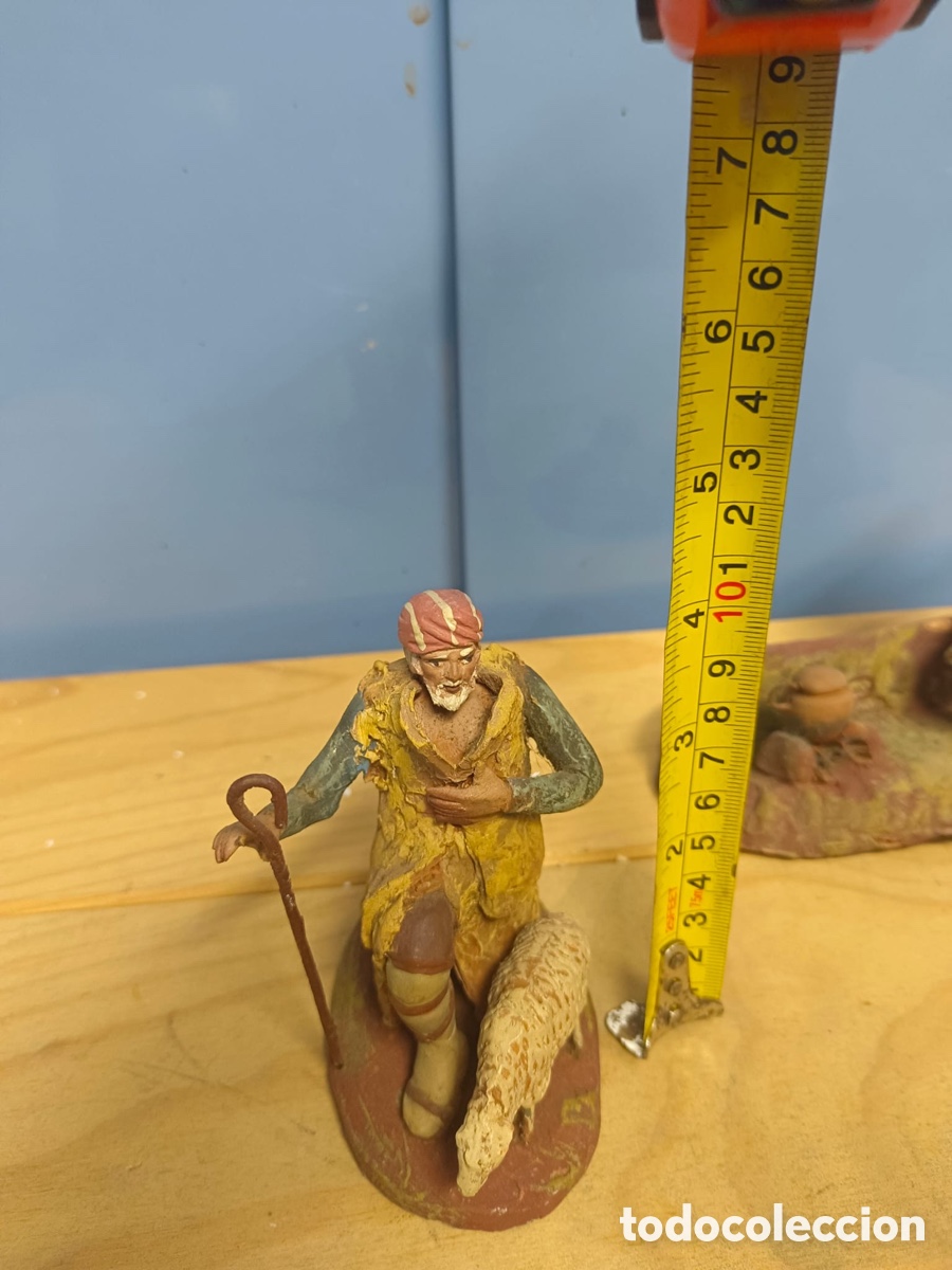 Figuras de Bel&eacute;n: Belen pastores barro - Foto 6