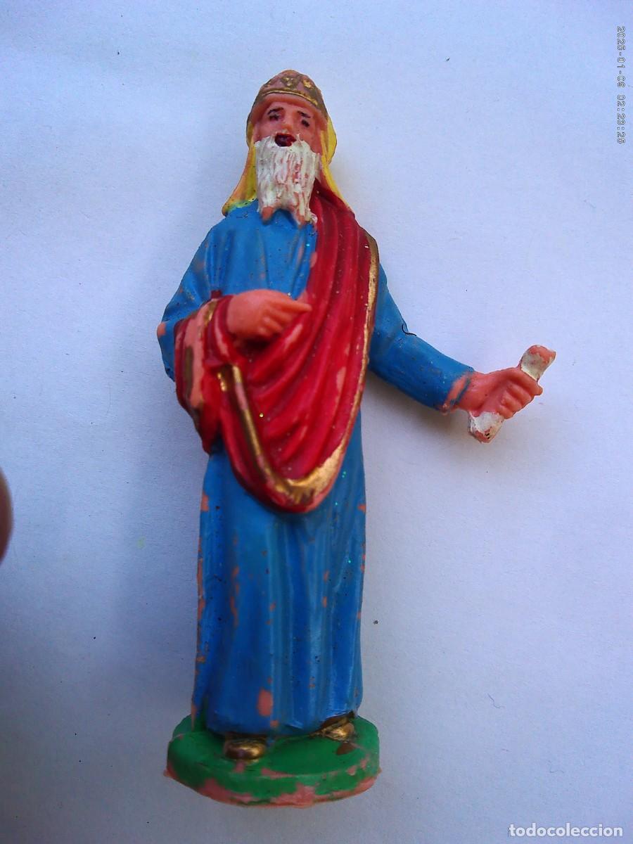 Figuras de Bel&eacute;n: ANTIGUA FIGURA DE PLASTICO DEL BELEN : RABINO HEBREO