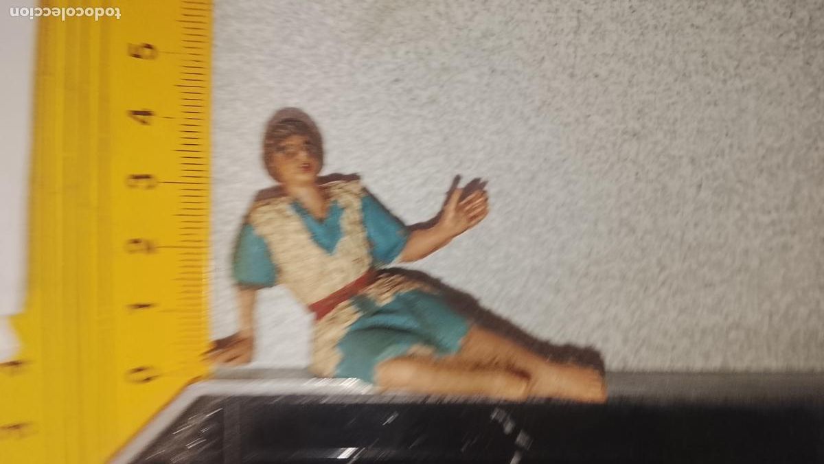 Figuras de Bel&eacute;n: antigua figura de portal de belen plastico duro nacimiento . OFERTA POR LOTES COMBINADOS -