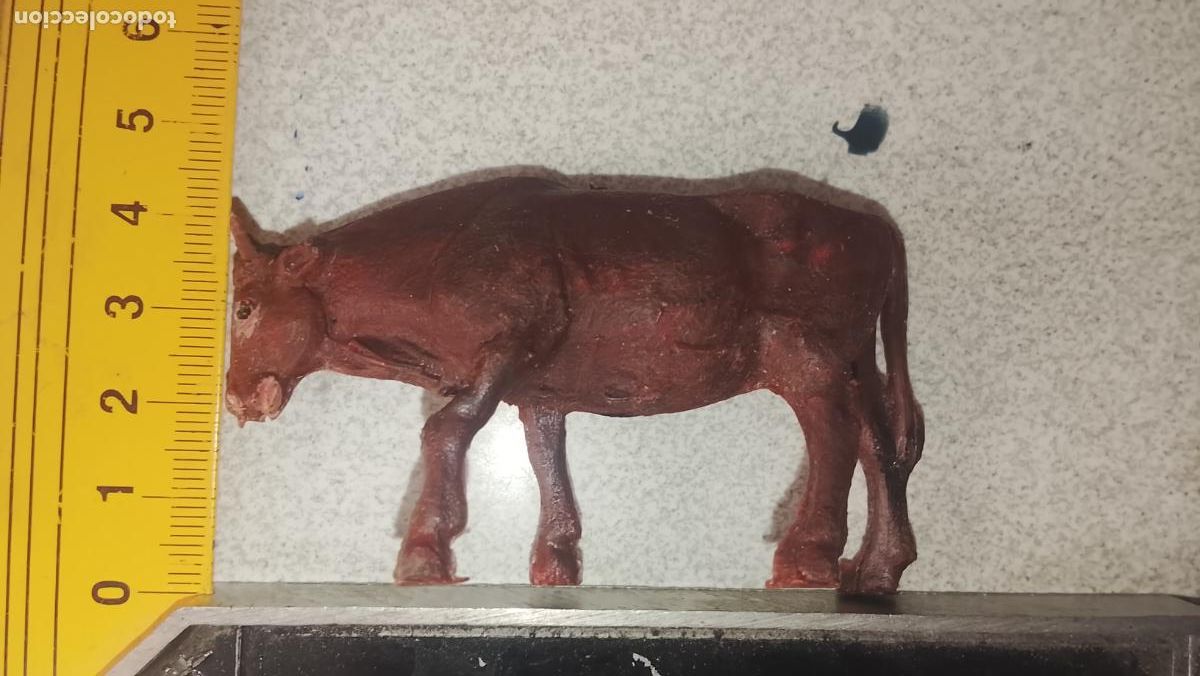 Figuras de Bel&eacute;n: antigua figura de portal de belen plastico duro nacimiento . OFERTA POR LOTES COMBINADOS -