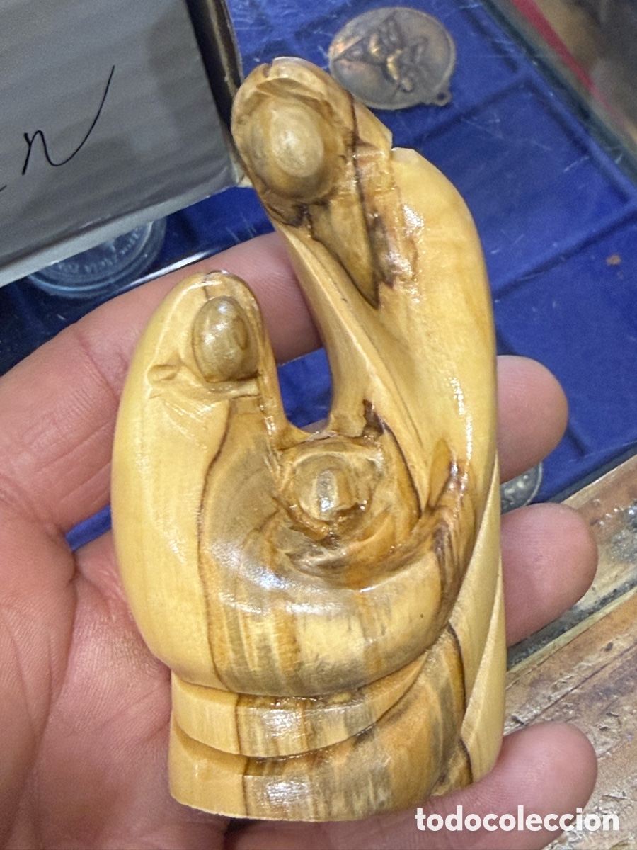 Figuras de Bel&eacute;n: Bonito nacimiento en madera de olivo