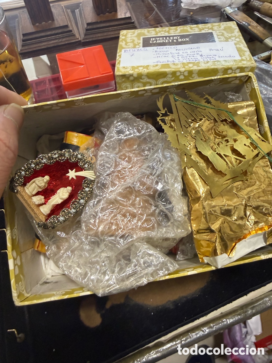 Figuras de Bel&eacute;n: Lote de nacimientos y belenes, distintos, todo lo que se ve